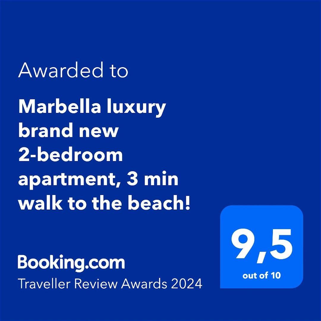 Luxury Brand New 2-bedroom Apartment, 3 Min Walk To The Beach! Apartment Marbella